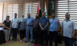 ReWater MENA project team, accompanied by representatives from Lisode met with Dr. Ibrahim Khaled, Chairman of Matrouh Water and Wastewater Company